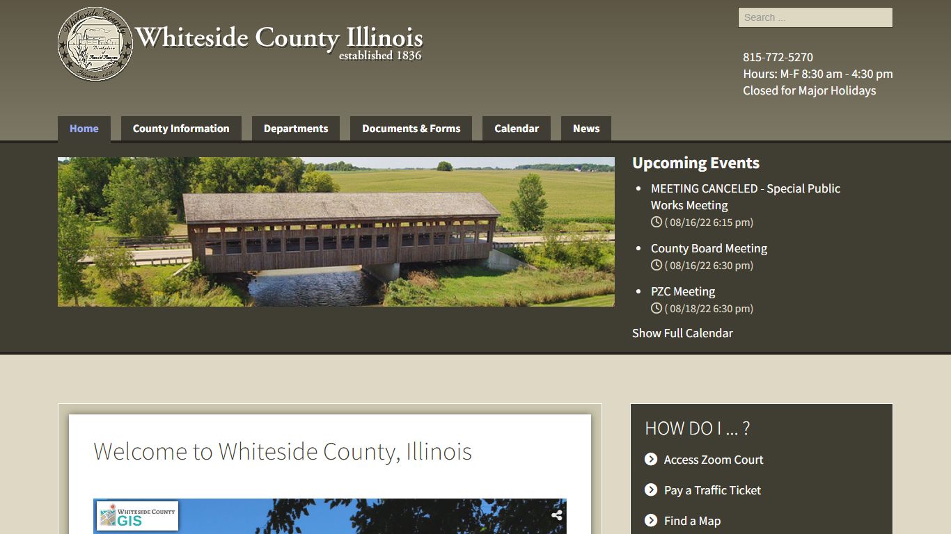 Whiteside County, Illinois - Government
